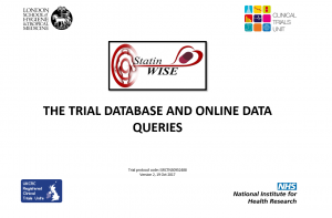 Trial database and online queries v2