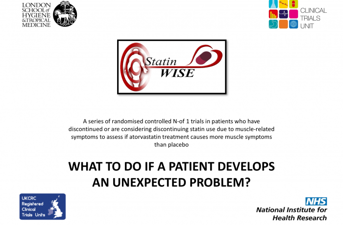 What to do if a patient develops an unexpected problem