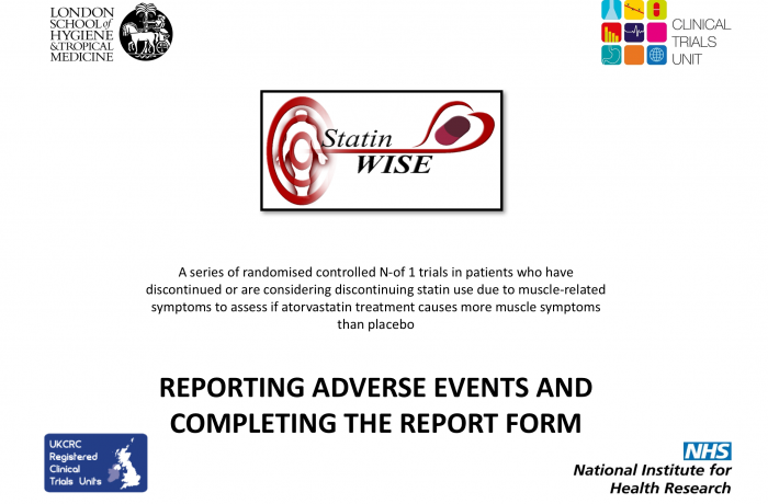 Reporting adverse events