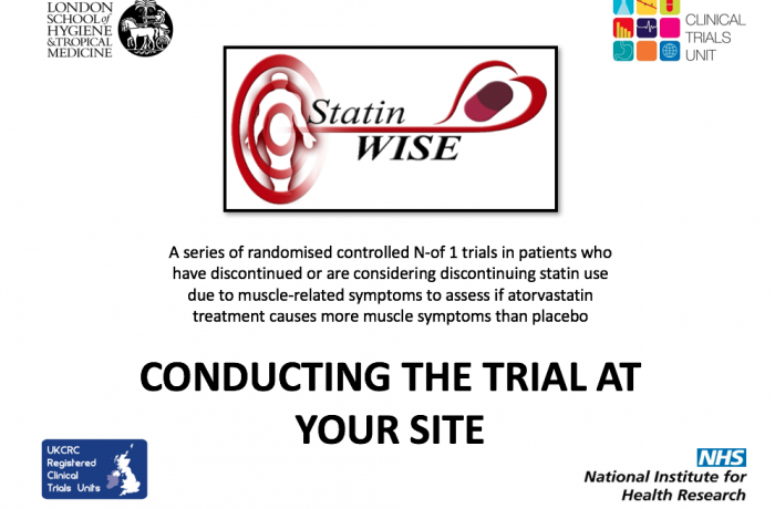Conducting the trial at your site